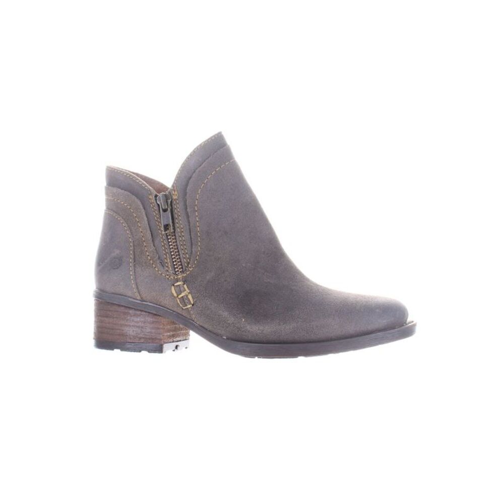 Born Taupe Suede Ankle Booties